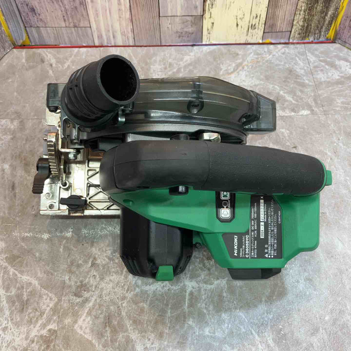 ★ハイコーキ(HIKOKI ※旧:日立工機) 125mm マルチボルト コードレス集じん丸のこ C3605DYC(XPSZ)【八潮店】