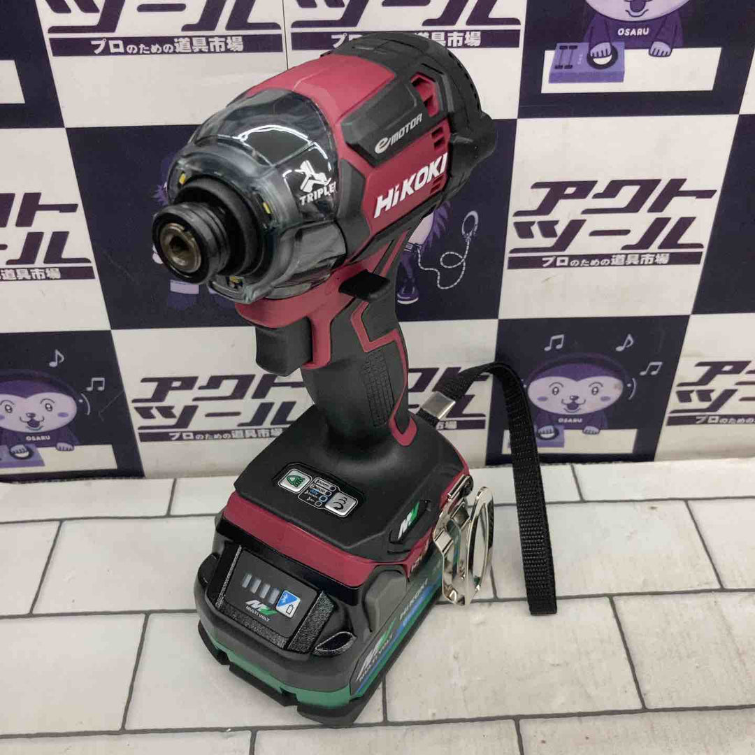 ★ハイコーキ(HIKOKI ※旧:日立工機) コードレスインパクトドライバー WH36DC(2XPSZ)(R)【所沢店】
