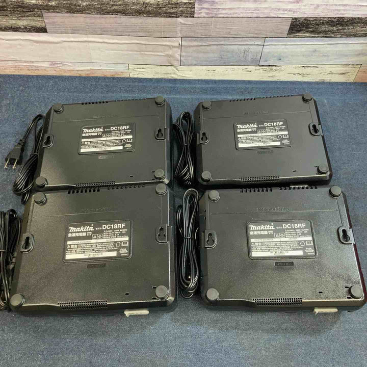 【未使用品】4個セット マキタ makita 急速充電器 DC18RF【八潮店】