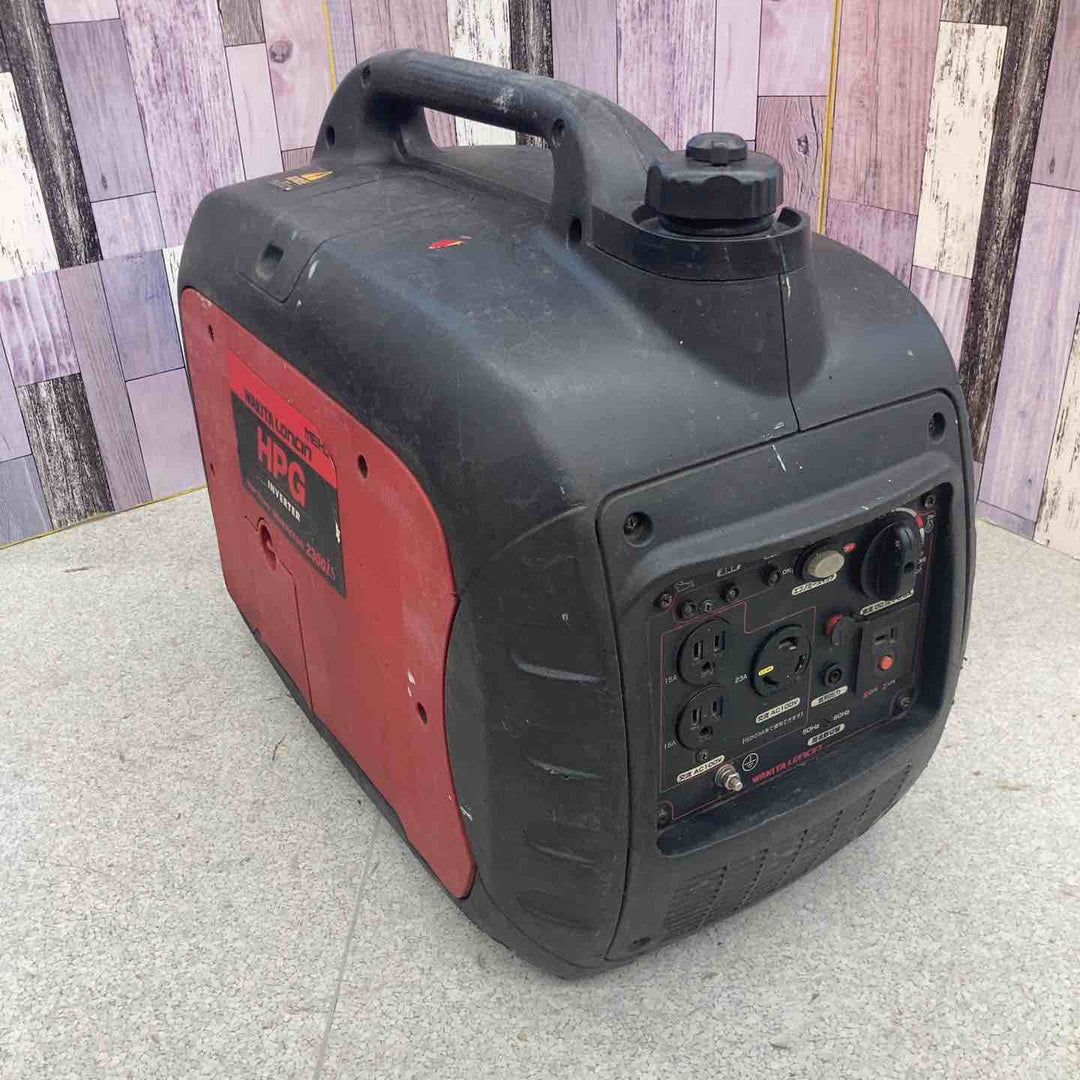 【店頭受取り限定】◇ワキタ(MEIHO) インバーター式ガソリン発電機 HPG2300iS 奥行56.5×高さ46.7×幅33.9cm【八潮店】