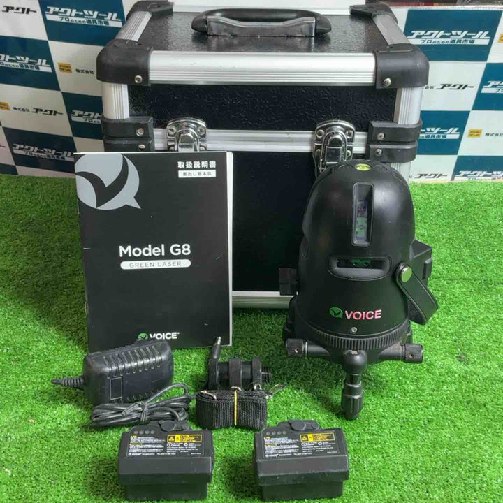 ◇VOICE レーザー墨出し器 フルライングリーンレーザー Model-G8 未校正【草加店】