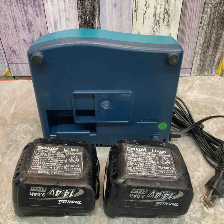 【中古品】★マキタ makita 14.4V コードレスドリルドライバー DF440DRFX バッテリー2個付【八潮店】