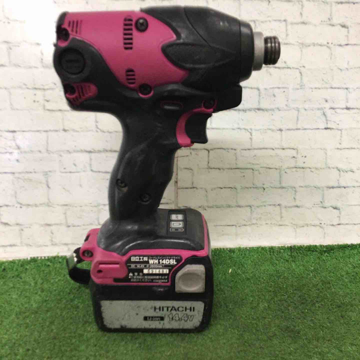 ◇ハイコーキ(HIKOKI ※旧:日立工機)  コードレスインパクトドライバ パワフルレッド WH14DSL(2SLCK)(R)【町田店】