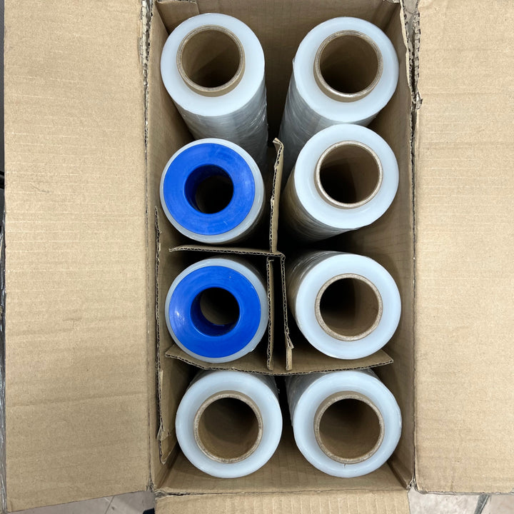 ストレッチフィルム 梱包用ラップ SUPER TIGHT MID 500mm×400m 8巻入り【草加店】