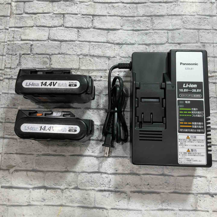 ◇パナソニック(Panasonic) コードレスインパクトドライバー(黒) EZ7543LN2S-B【川口店】