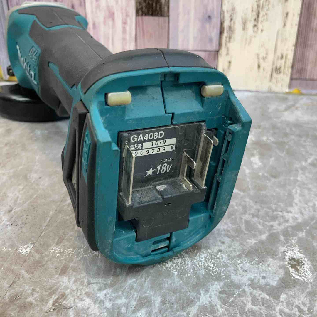 ★マキタ(makita) 100mmコードレスディスクグラインダ GA408DZ【八潮店】