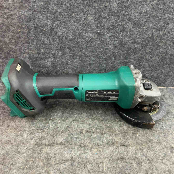 ★ハイコーキ(HIKOKI ※旧:日立工機) 100mmコードレスディスクグラインダ G1810DB(NN)【鴻巣店】