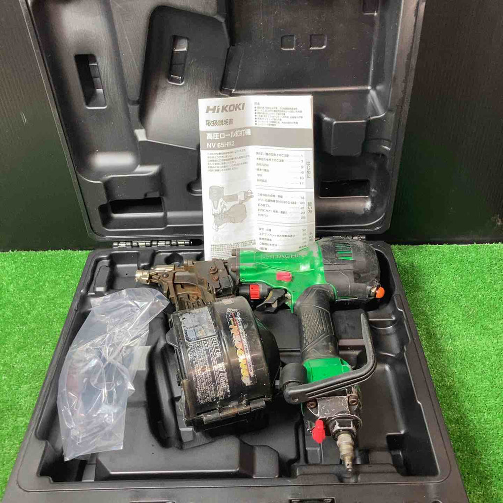 ☆ハイコーキ(HIKOKI ※旧:日立工機) 高圧エア釘打ち機 NV65HR(SL