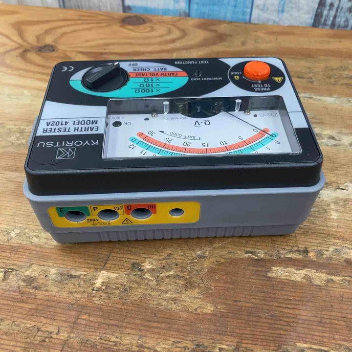 【中古品】◇共立電気計器(KYORITSU) 接地抵抗計 4102A 通電のみ確認【柏店】
