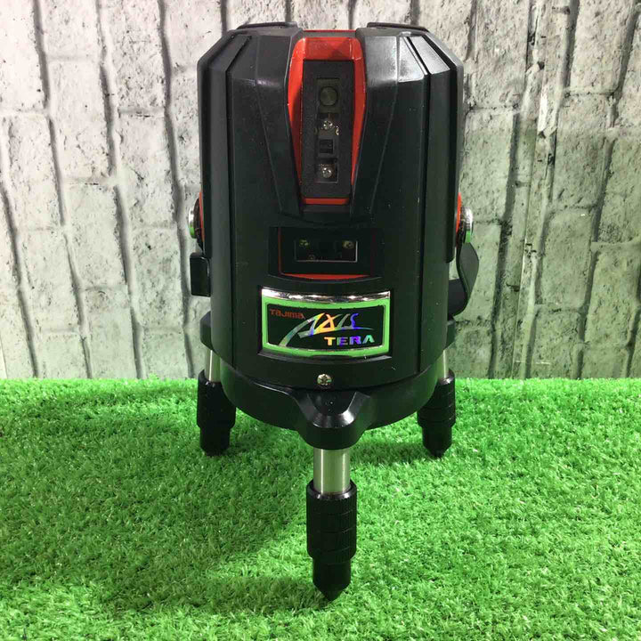◇タジマ(TAJIMA) レーザー墨出し器 AXIS TERA テラ KYR 10m 矩・横・両縦 AXT-KYR 動作確認済【川口店】