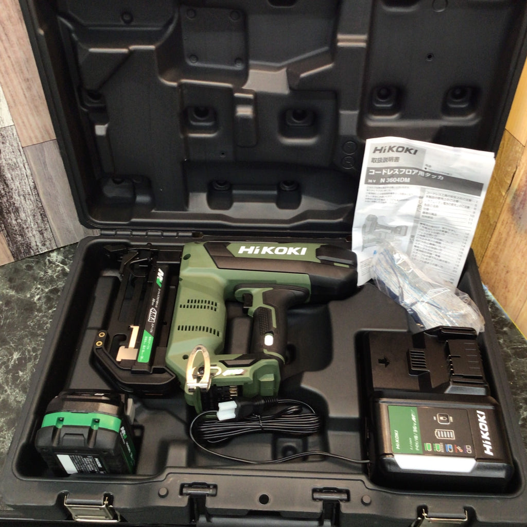 ○HiKOKI(ハイコーキ) 36V 充電式 フロア用タッカ N3604DM(XPZ
