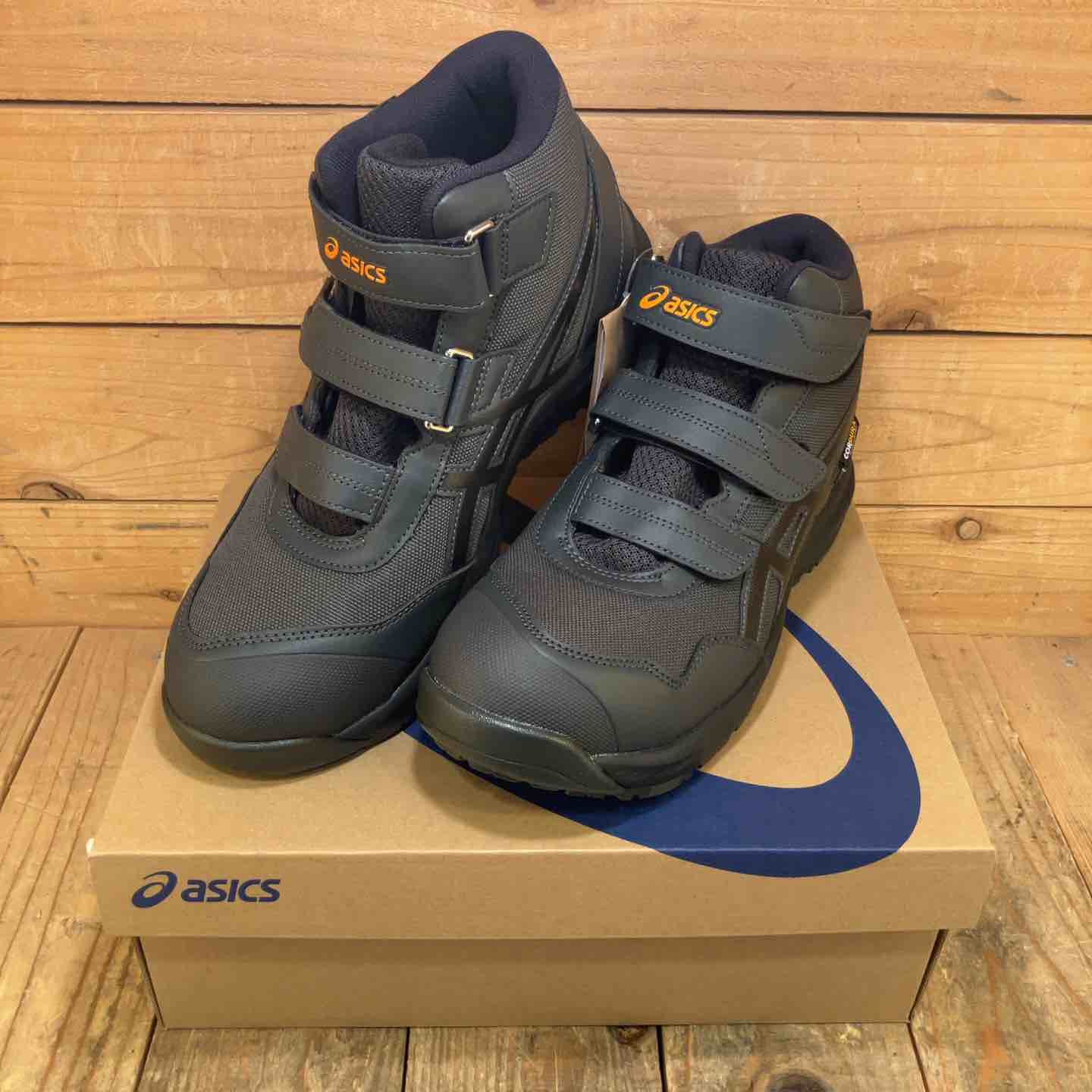 未使用品】アシックス 安全靴 WINJOB CP216 TOUGH グラファイトグレー