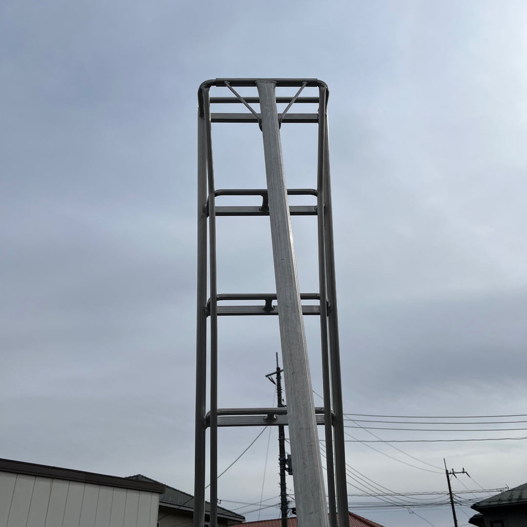 【中古品/店頭受取り限定】メーカー不明 園芸用アルミ脚立 11尺 アルミ三脚【東大和店】