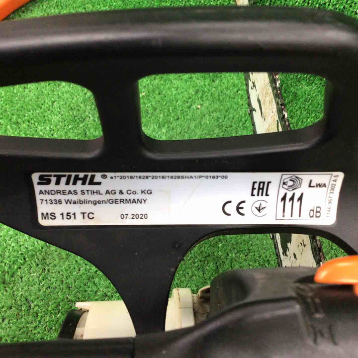 STIHL エンジンチェーンソー モデル：MS15１TC【川崎店】