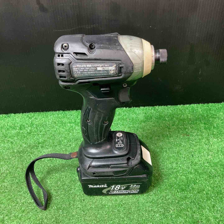 マキタ/makita 18V コードレスインパクトドライバー TD147DRFXB【岩槻店】