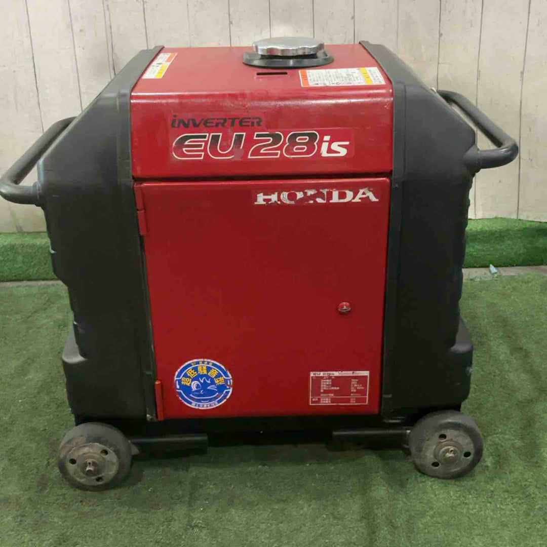 【店頭受取り限定】★ホンダ(HONDA) インバーター発電機 EU28iS_車輪あり 動作確認済【川口店】