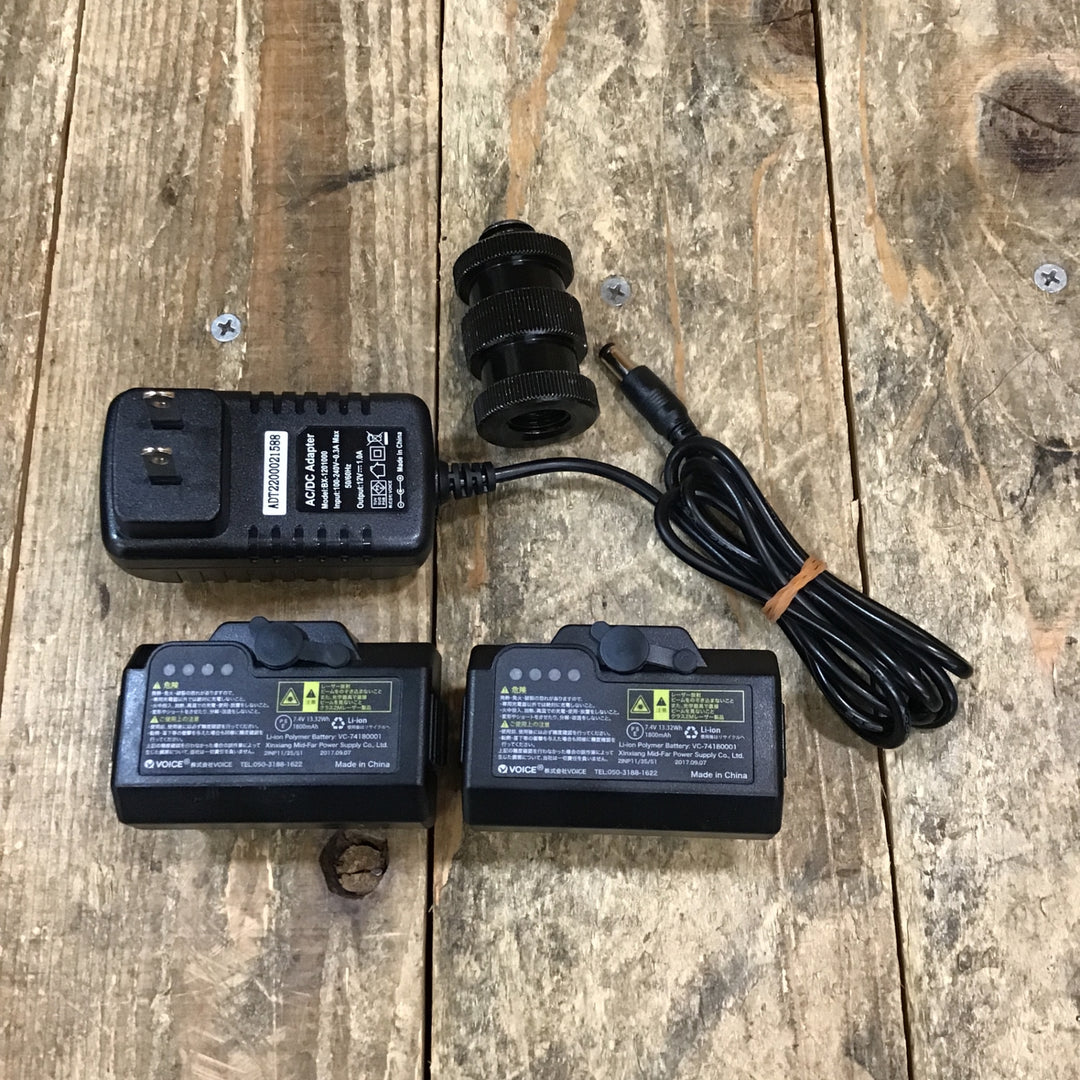 〇VOICE レーザー墨出し器 5ライン(矩十字・横) グリーンレーザー Model-G5【所沢店】
