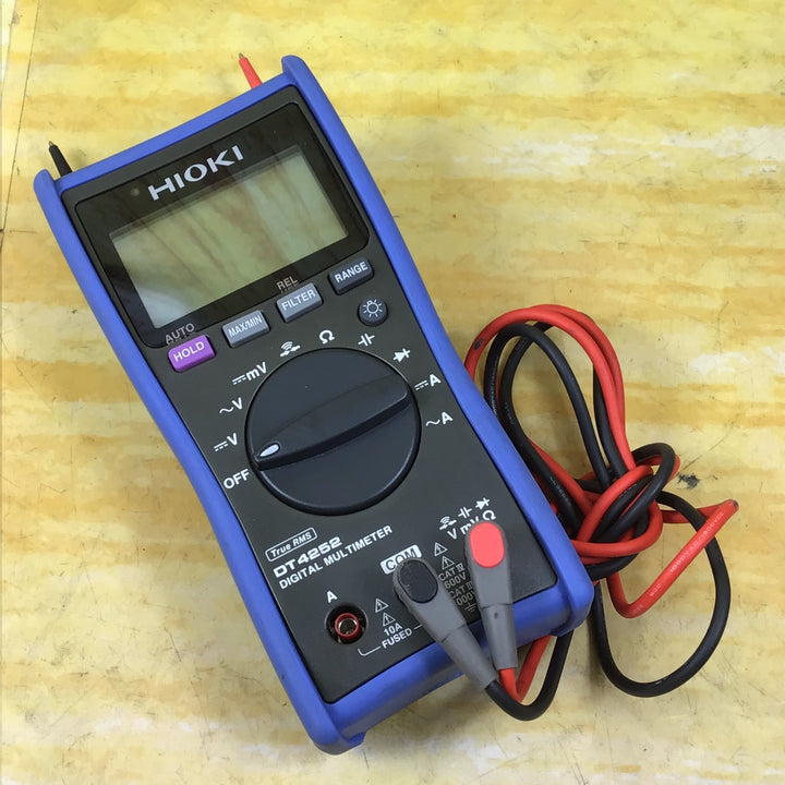 ○日置電機(HIOKI) DT4252 デジタルマルチメータ (10A端子搭載汎用タイプ)【川崎店】