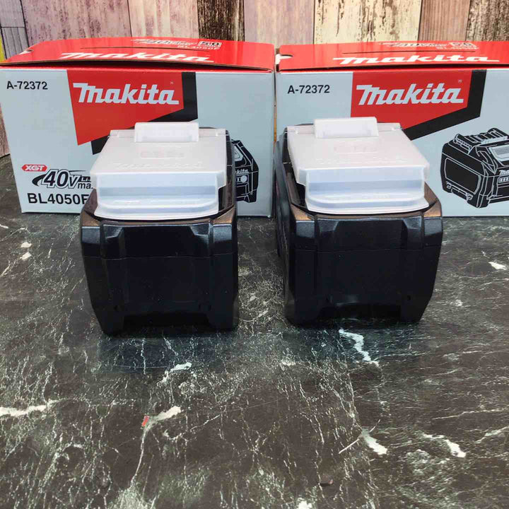 マキタ/makita　リチウムイオンバッテリー　40V/5.0Ah　BL4050F　2個セット【八潮店】