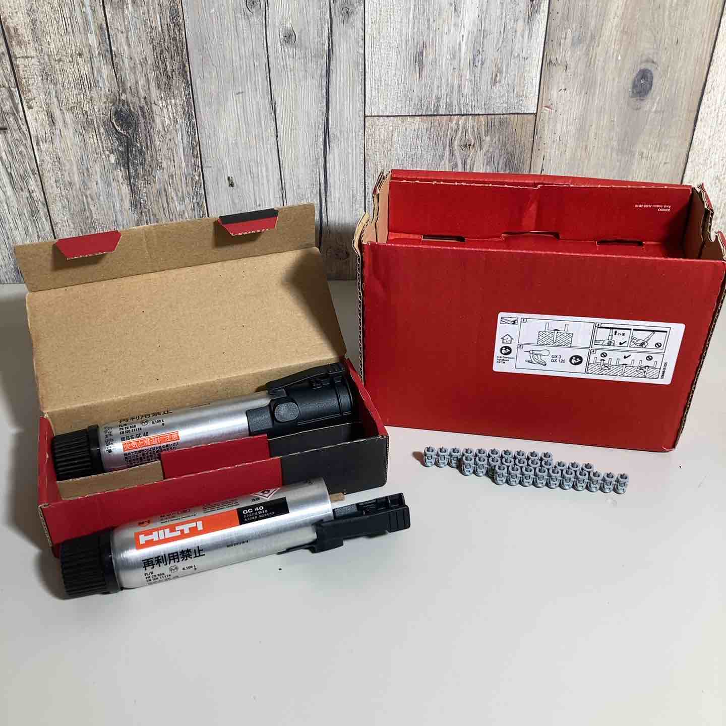 HILTI ヒルティ ガス式打機 GX3用 ガスピン 1200× X-S 14 G3 MX 高圧