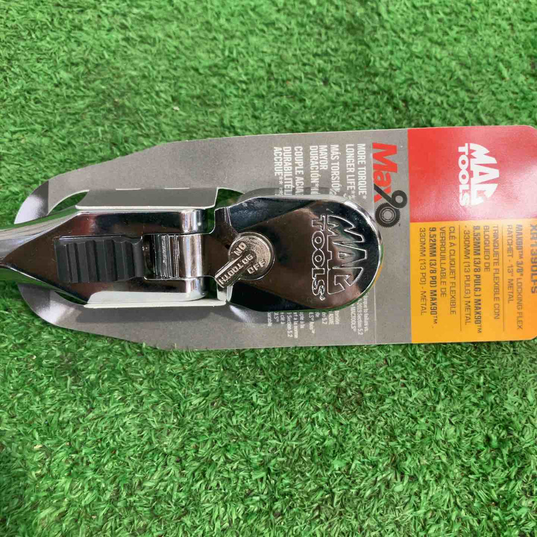 ◇MAC TOOLS MAX90 3/8"ドライブ13"メタルハンドル ラチェット XR1390LFS【町田店】