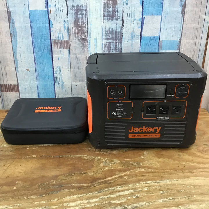 ▼Jackery ポータブル電源 1500 付属品アダプター類完備【柏店】