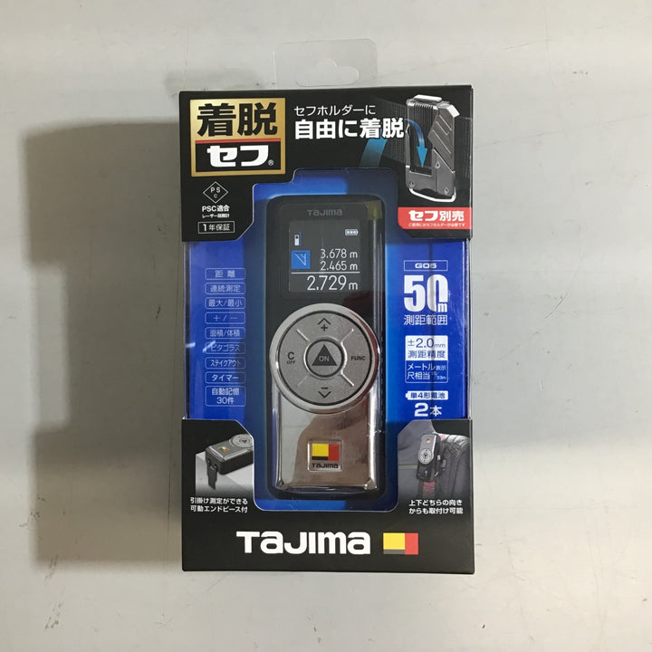 タジマ(Tajima) セフ着脱式レーザー距離計G05ブラック TSFLK-G05BK TJMデザイン【戸田店】