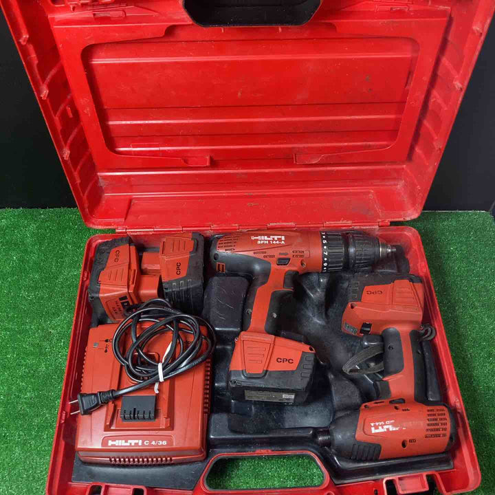 ◇ヒルティ(HILTI) コンボキット SFH144-A 振動ドリルドライバ SID144-A インパクトドライバ【岩槻店】