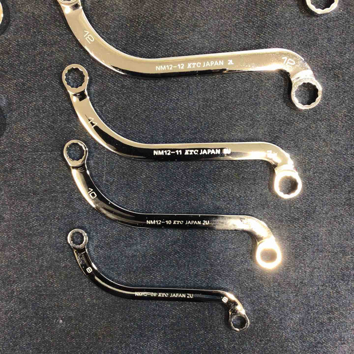 KTC ネプロス S字メガネレンチNM12-08,10,11,12,13,14,15,16,17,18,19 11本セット【八潮店】