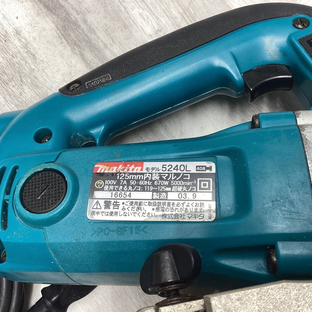 ☆マキタ(makita) 内装マルノコ 5240L【越谷店】