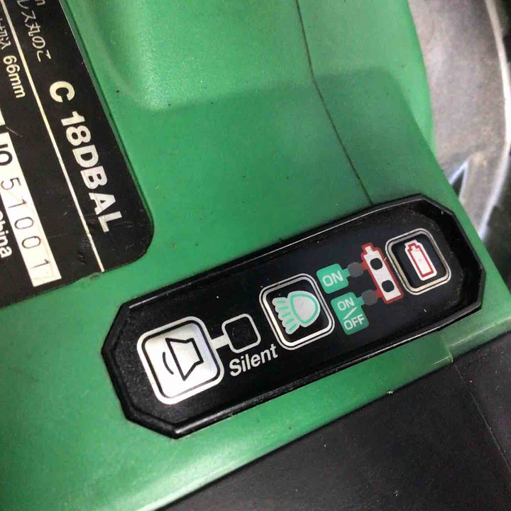 【中古品】 ハイコーキ/HIKOKI コードレス丸のこ C18DBAL(NN) 【鴻巣店】