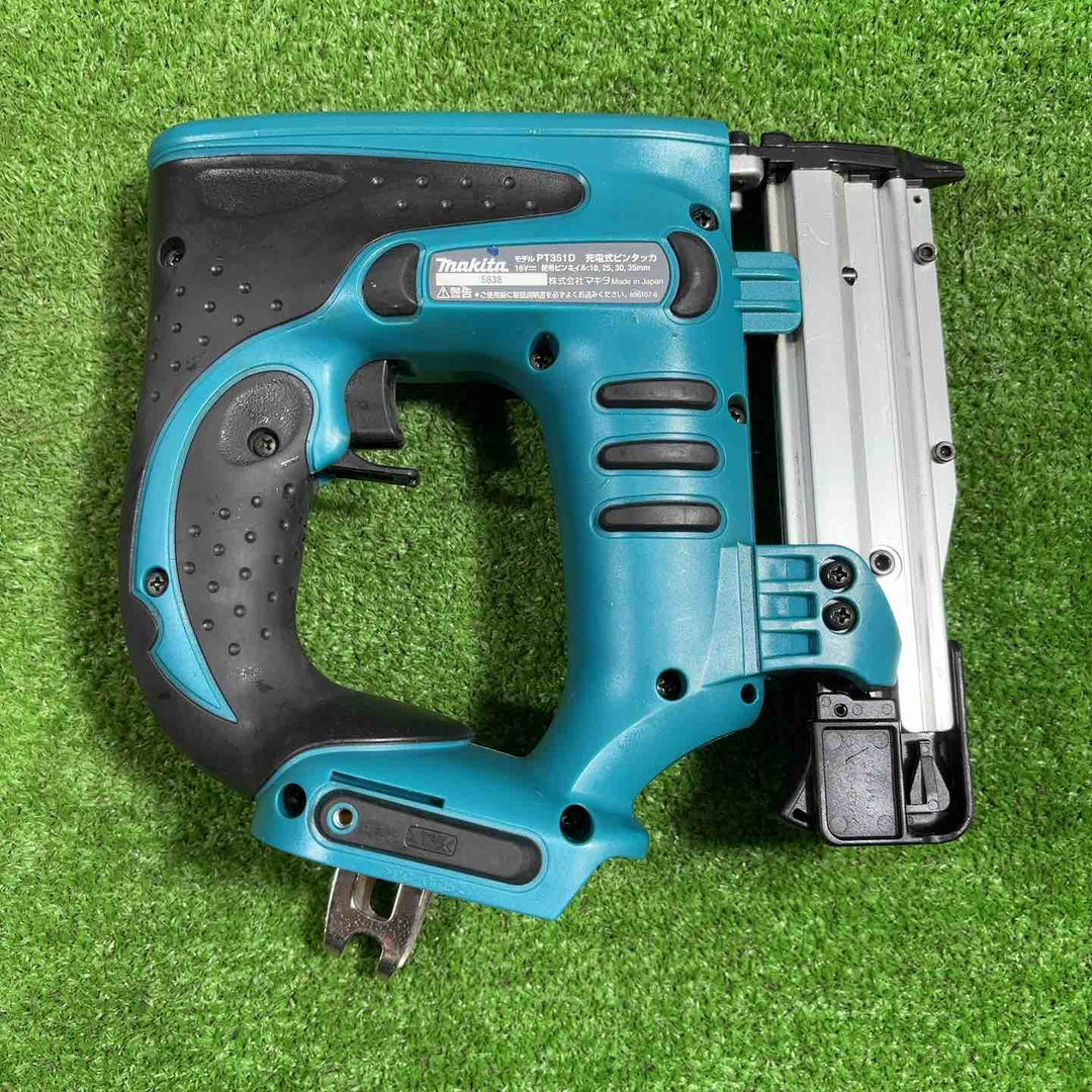 ★マキタ(makita) コードレスピンネイラ PT351DRF 動作確認済み バッテリー×1、充電器付き【川口店】