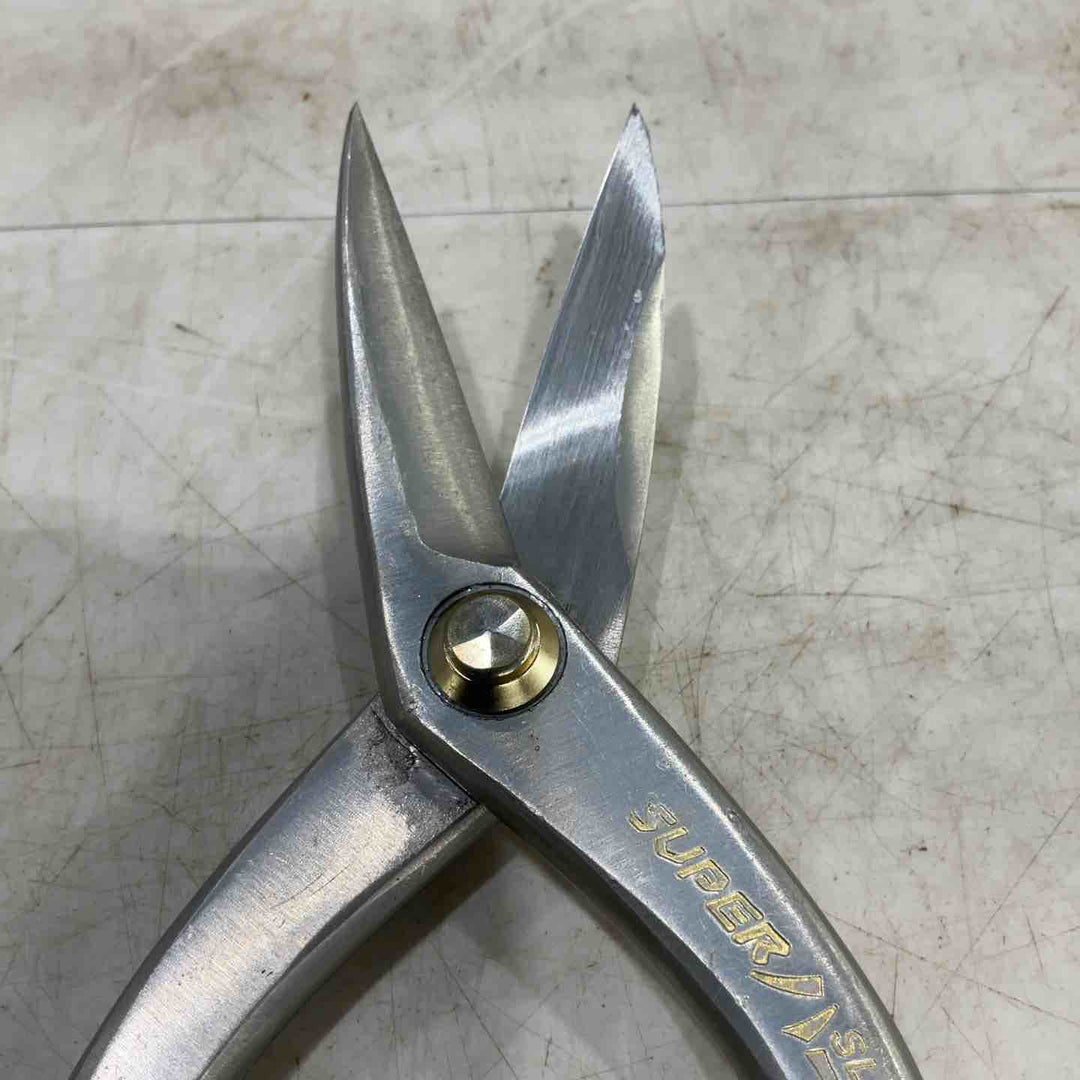 ツボタ 種光 ステン用SLD金切鋏 スーパーハードスリム 柳刃240mm  ホワイト  8503【川口店】