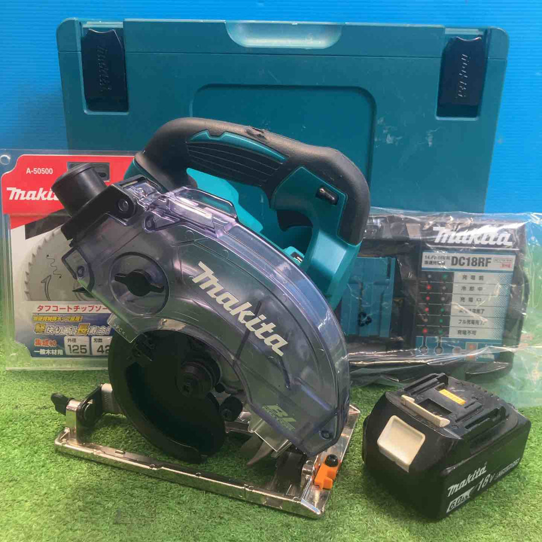 【中古品】★マキタ(makita) コードレス防じん丸のこ KS513DRGX ◇バッテリー1個セット＋新品替刃付！【岩槻店】