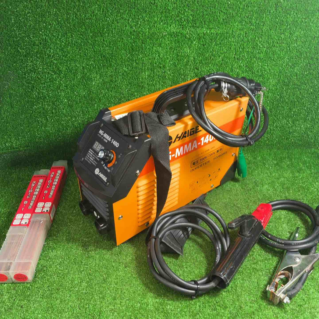 【美品】HAIGE ハイガー 100/200v インバーター直流溶接機 HG-MMA-140D【藤沢店】