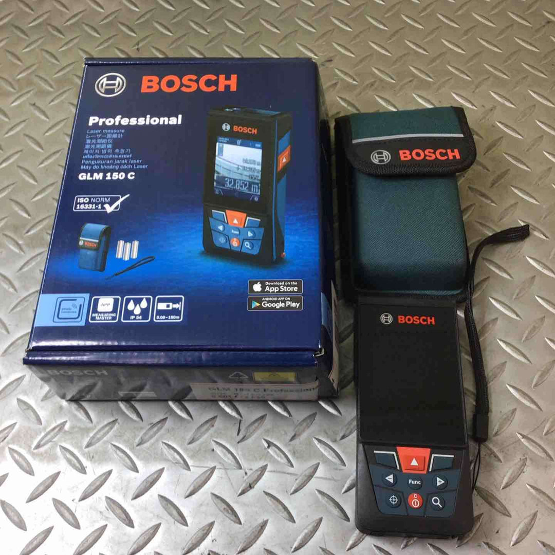 ◇ボッシュ(BOSCH) データ転送レーザー距離計 GLM150C【川崎店】