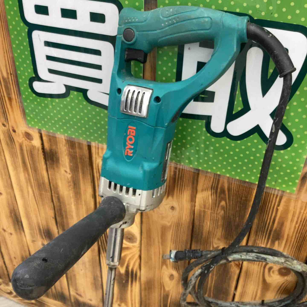 ◇リョービ(RYOBI) パワーミキサー かくはん機 PM-851 壁材 接着剤 撹拌 軽量 コンパクト 中速型 100V 150mm 【越谷店】