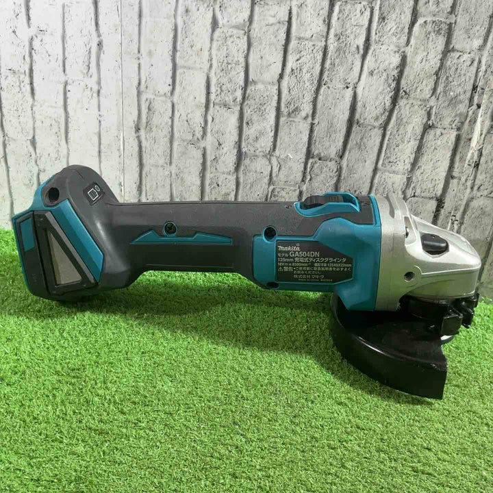 ☆マキタ(makita) 125mmコードレスディスクグラインダ GA504DZN (GA504DN) 動作確認済【川口店】