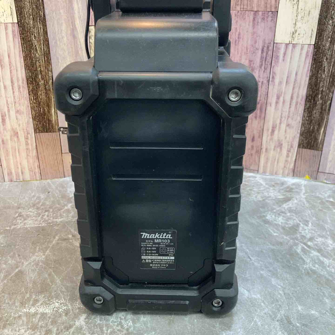 ☆マキタ(makita) コードレスラジオ MR103B【八潮店】