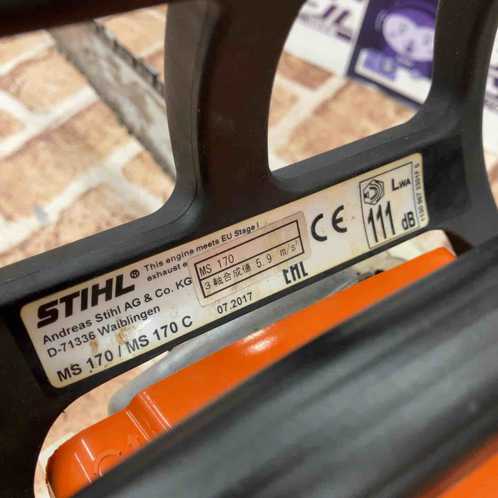 ◇スチール(STIHL)  エンジンチェーンソー MS170【所沢店】