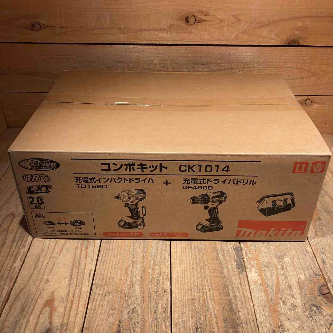 未使用品】◇マキタ(makita) 18Vベーシックコンボキット CK1014 TD156D 