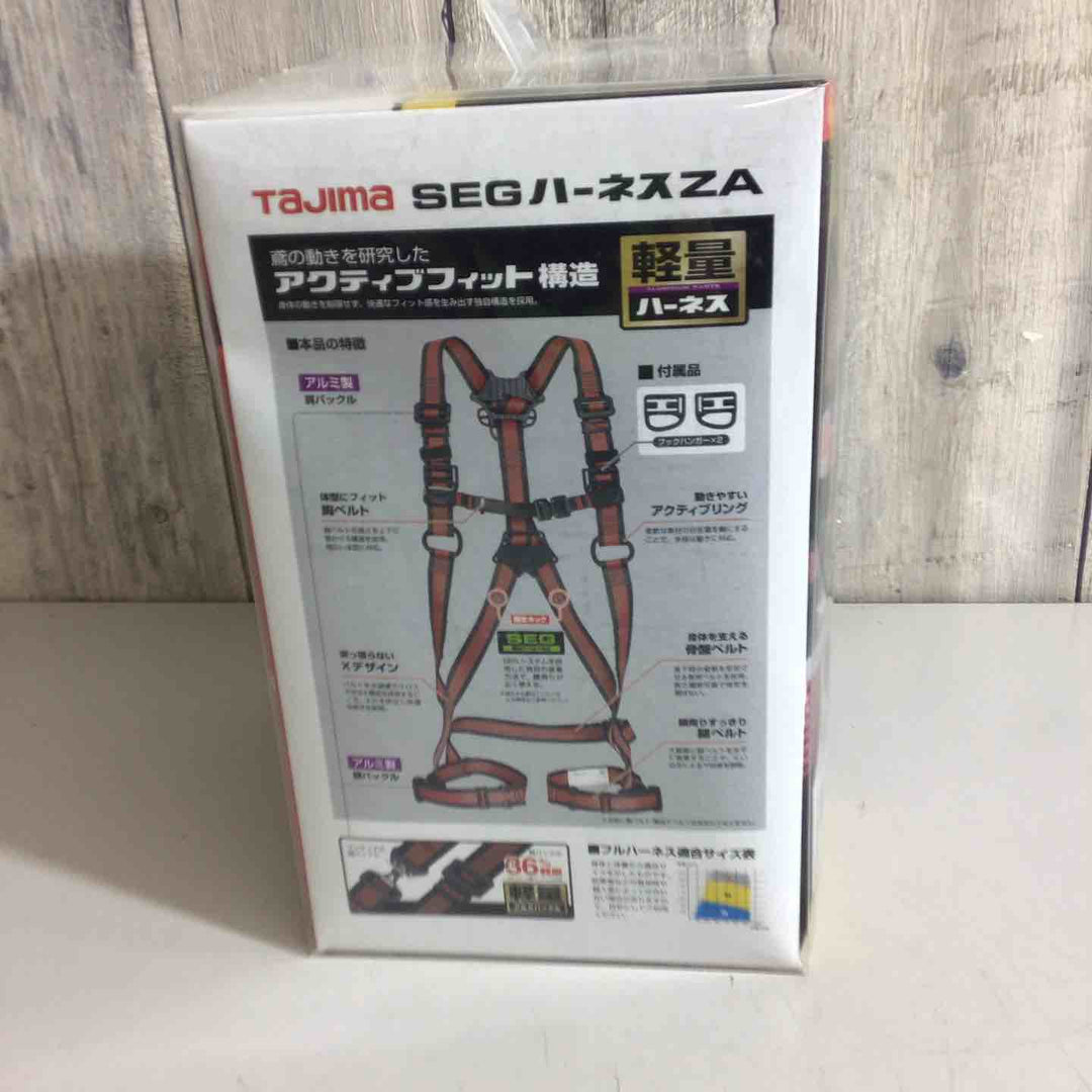 【未使用品】タジマ(Tajima) ハーネスZA 赤 Lサイズ AZAL-LRE フルハーネス 墜落制止用器具【戸田店】