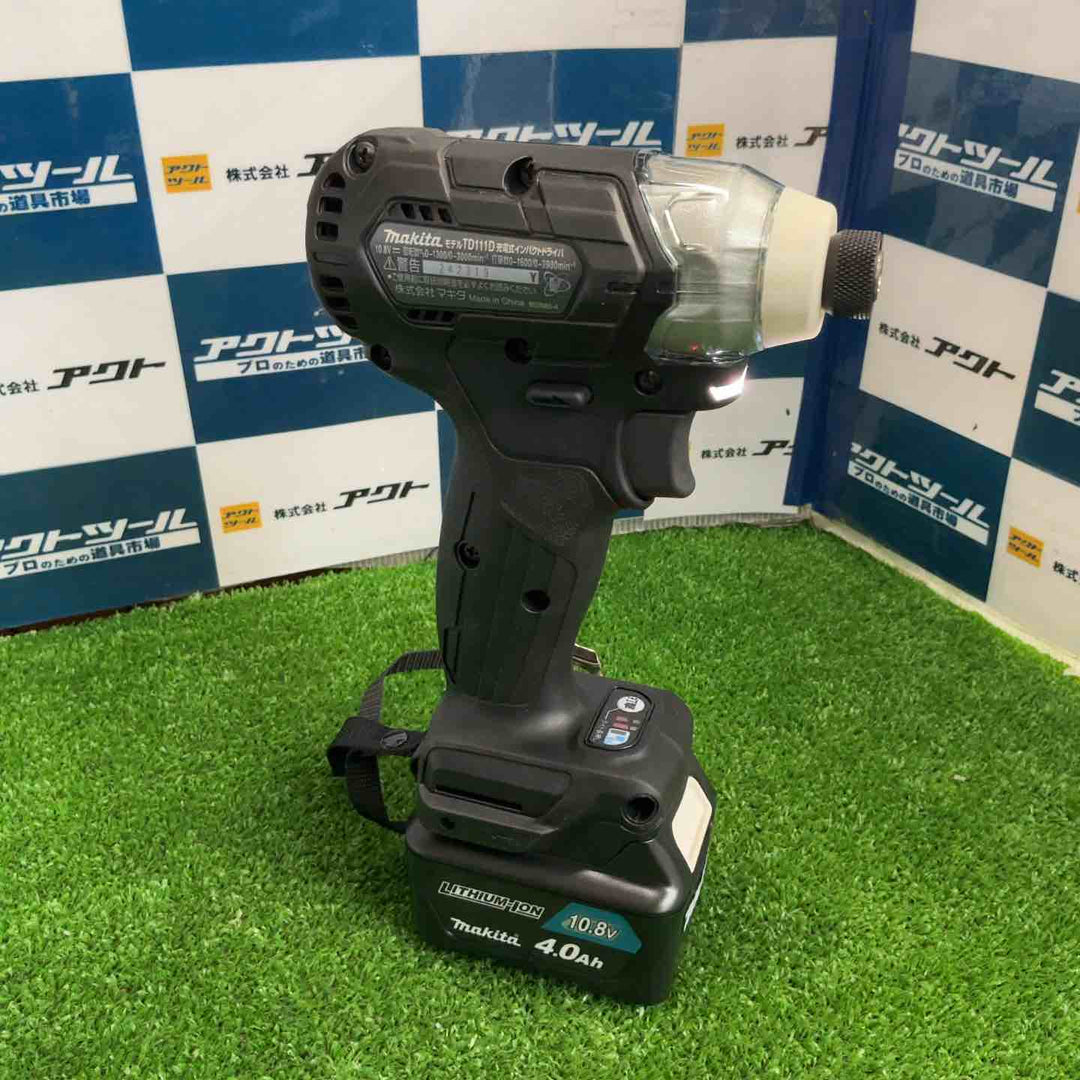 ★マキタ(makita) コードレスインパクトドライバー TD111DSMXB【草加店】