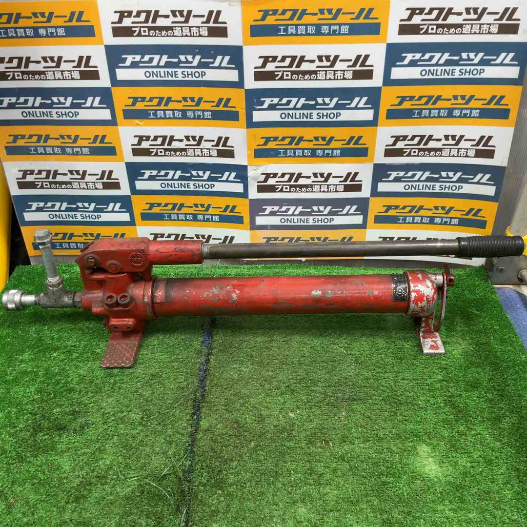 理研 手動油圧ポンプ 型式不明 動作未確認 ★ジャンク品★【草加店】