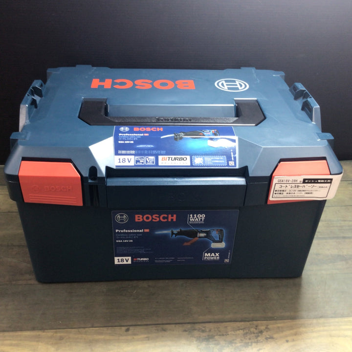 〇Bosch Professional(ボッシュ) コードレスセーバーソー (バッテリー・充電器別売り・ケース（L-BOXX238N・インレイ付き) GSA18V-28H【東大和店】