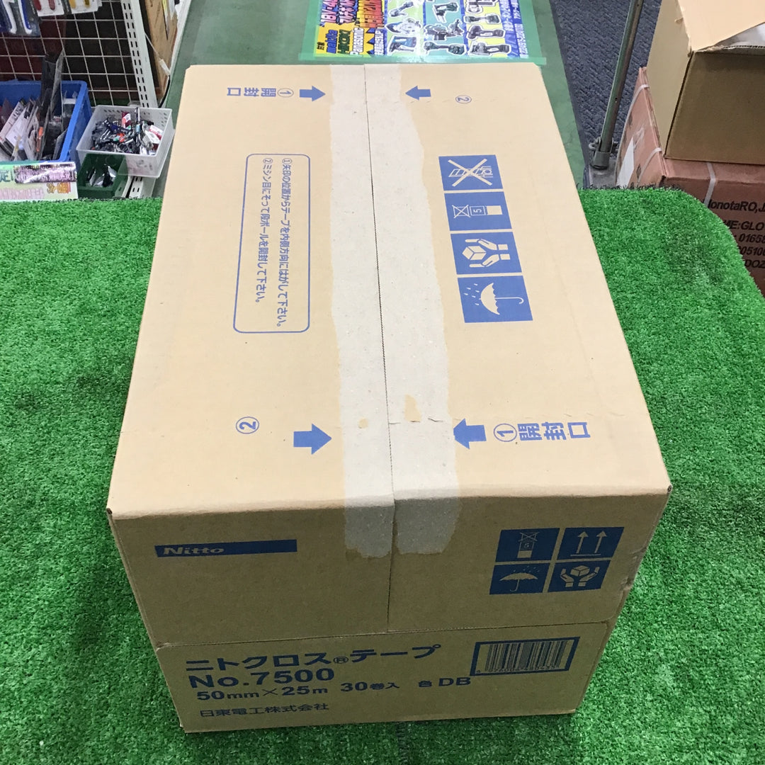 日東電工　ニトクロステープ　7500　50mｍ×25ｍ　30巻【桶川店】