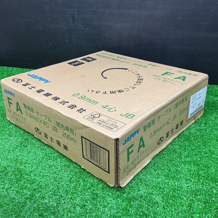 【未使用品】JAPPY 警報用ポリエチレン絶縁ケーブル(屋内専用) AE (FA) 0.9MMX 4C JB【電材館越谷店】