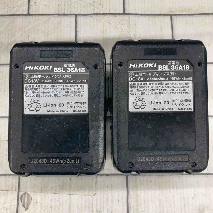 ★ハイコーキ(HIKOKI ※旧:日立工機) コードレスインパクトドライバー WH36DC(2XP)【所沢店】