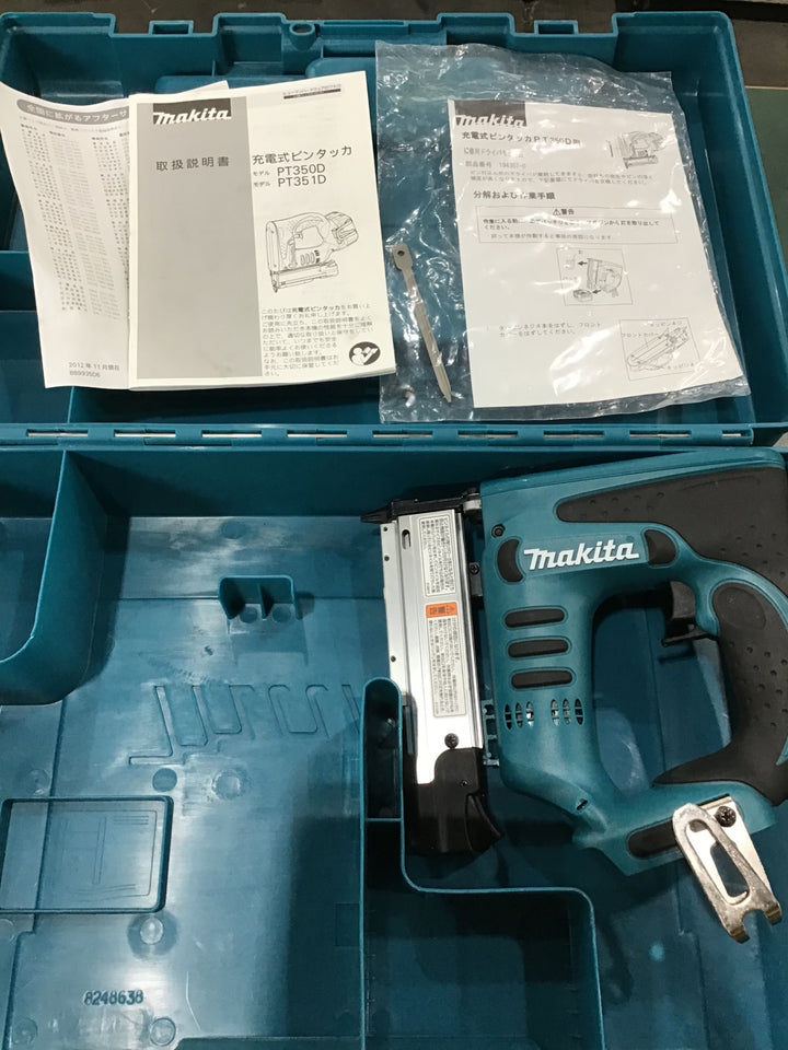 〇マキタ(makita) コードレスピンタッカ PT351DZK【川口店】