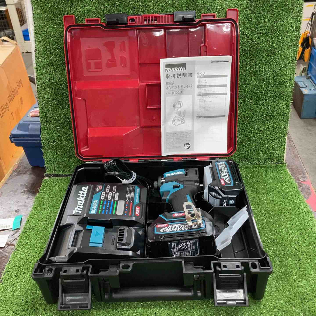 ★マキタ(makita) 40Vmaxコードレスインパクトドライバー TD005GRDX【川崎店】